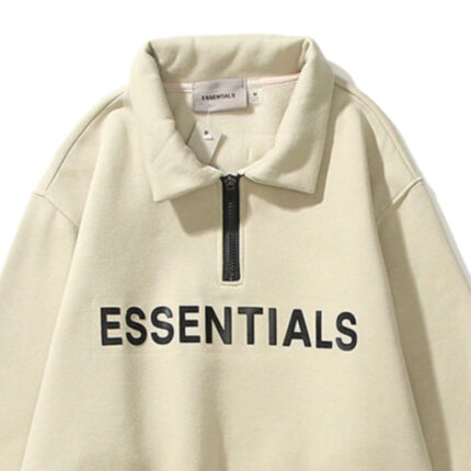 ESSENTIALS Half Zipper Hoodie CARL’s Coffee