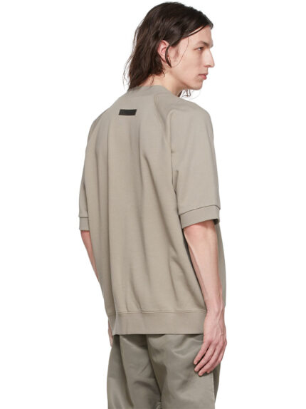 Essentials Taupe Sweatshirt Cotton