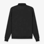 Fear of God ESSENTIALS Long Sleeve Polo Black Sweatshirt
