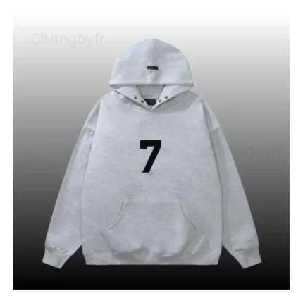Essentials 7 Hoodie Grey