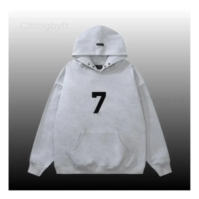 Essentials 7 Hoodie Grey